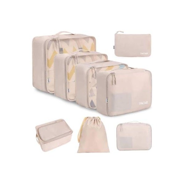 8 Set Packing Cubes Luggage Packing
